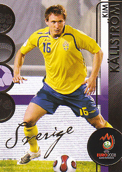 Kim Kallstrom Sweden Panini Euro 2008 Card Collection #178